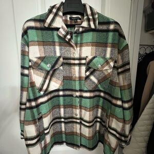 Plaid Flannel Jacket